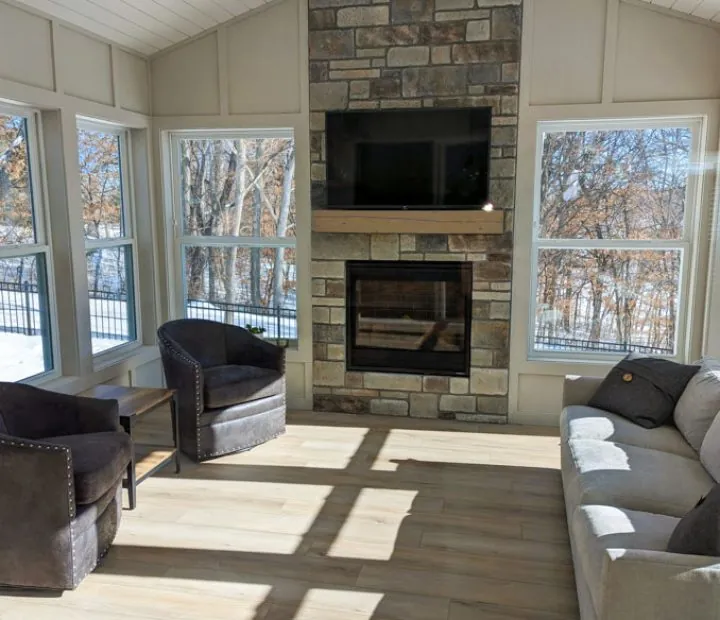 Porch built by BN Builders