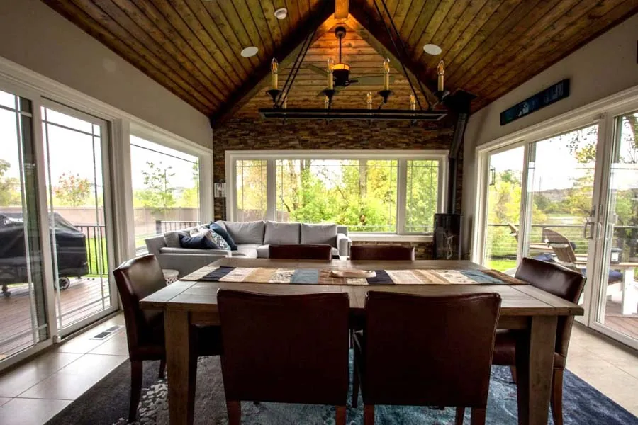 Porch addition by BN Builders