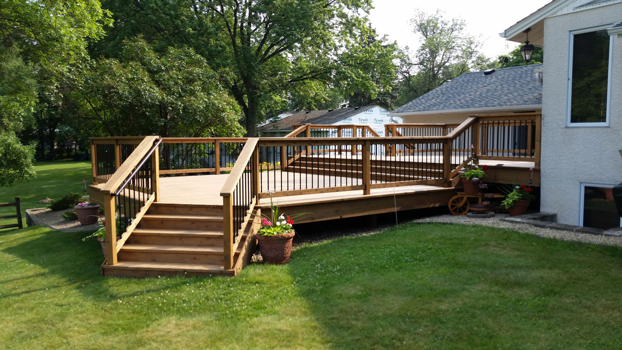 Deck built by BN Builders