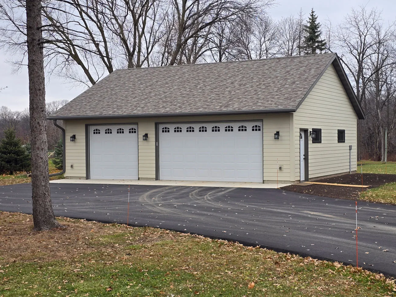 Garage and master bedroom addition built by BN Builders