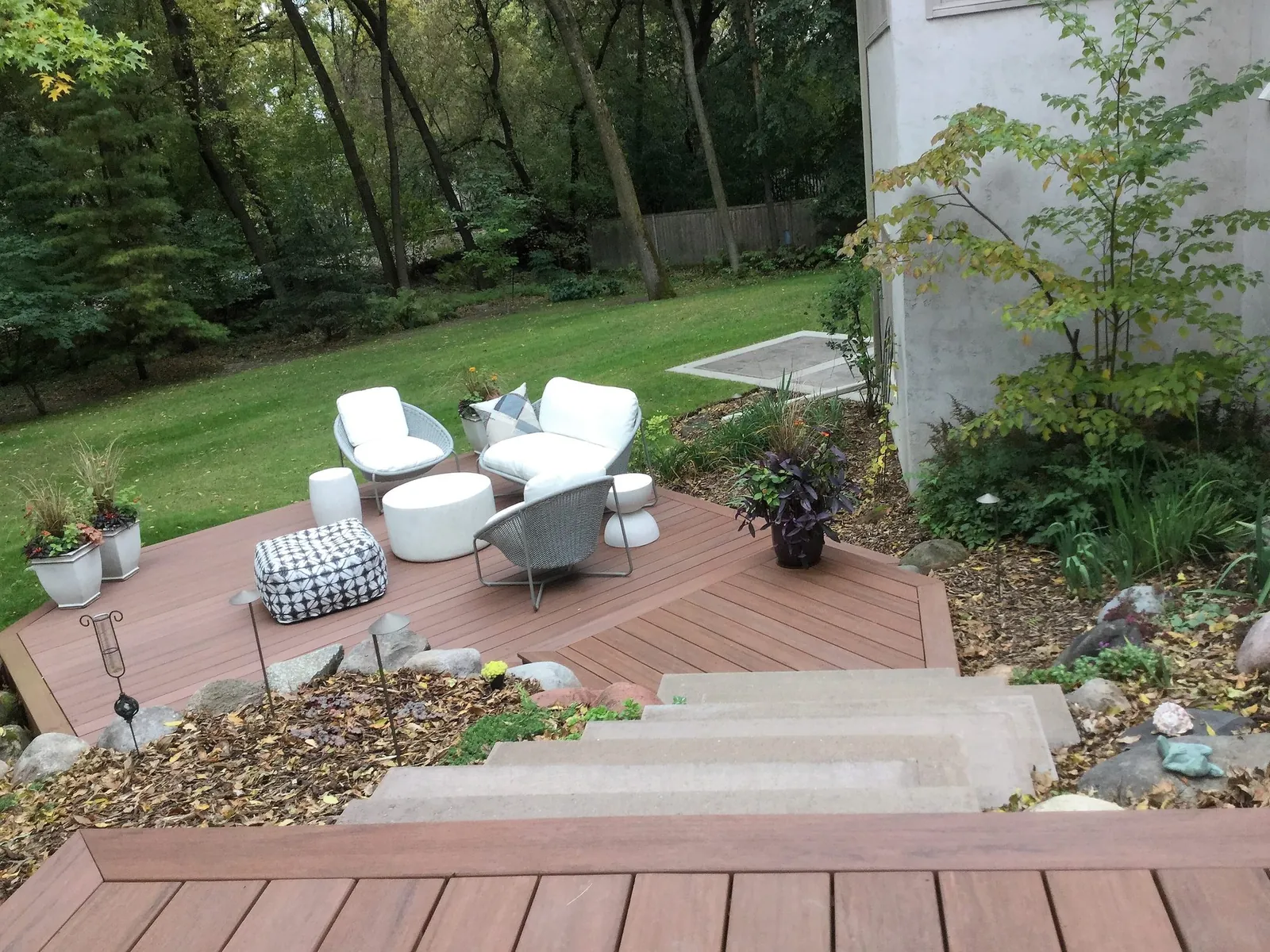 Timbertech mahogany after wayzata MN by BN Builders