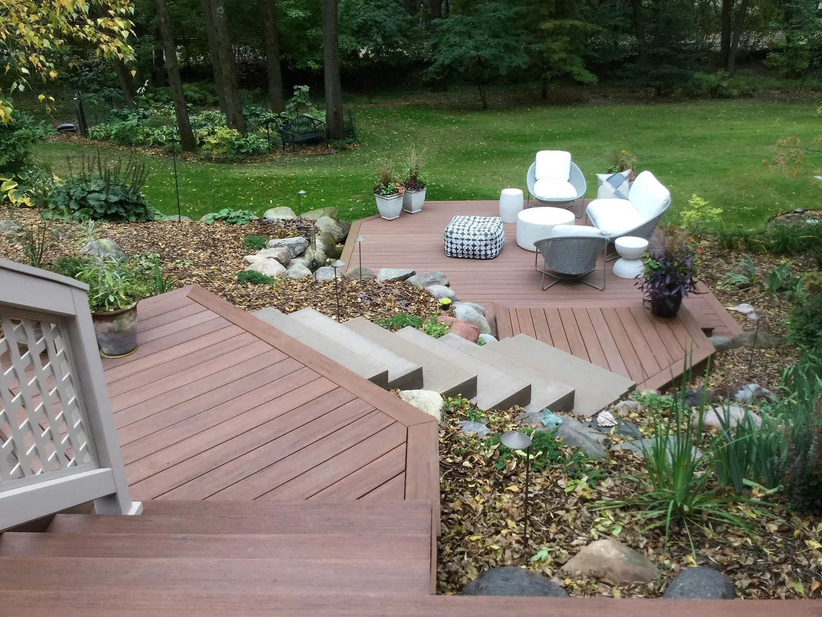 Timbertech mahogany after wayzata MN by BN Builders