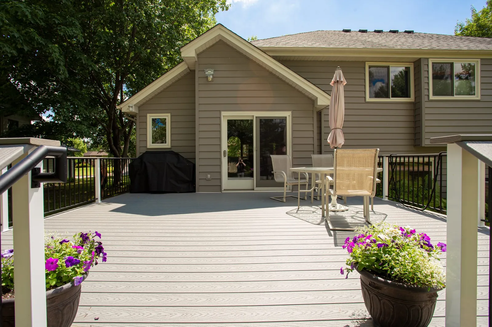 Trex deck after burnsville MN by BN Builders